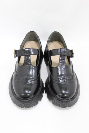 画像: Fi.n.t / Tストラップシューズ M(23.5-24.0cm） BLACK H-25-08-18-002-CA-SH-NS-ZH