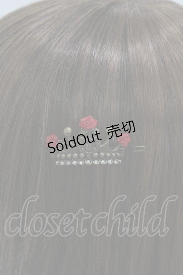 画像2: BABY,THE STARS SHINE BRIGHT / ローズプリンセス ヘアピン  ブロンズ H-25-08-18-017-BA-AC-NS-ZH (2)