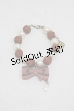 画像: Angelic Pretty / Melty Ribbon Chocolateブレスレット  ピンク H-25-08-18-028-AP-AC-NS-ZH