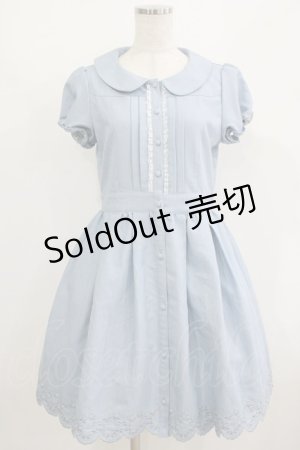 画像: LODISPOTTO / スカラップワンピース M ブルー H-25-08-19-028-LO-OP-NS-ZH