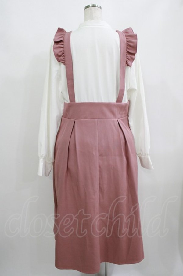 画像3: DearMyLoveWhip / レイヤード風ボウタイリボンジャンスカワンピース 4L ピンク H-25-08-19-029-PU-OP-NS-ZH (3)