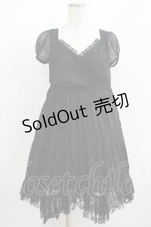画像: axes femme / イレヘムレースワンピース M ブラック H-25-08-19-037-AX-OP-NS-ZH