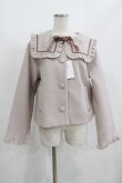 画像1: m petit by misako / AM*セーラーショートコート LL ピンク H-25-08-19-041-LO-CO-NS-ZH (1)