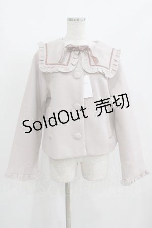 画像: m petit by misako / AM*セーラーショートコート LL ピンク H-25-08-19-041-LO-CO-NS-ZT-C050