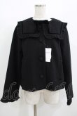 画像1: m petit by misako / AM*セーラーショートコート LL ブラック H-25-08-19-042-LO-CO-NS-ZH (1)