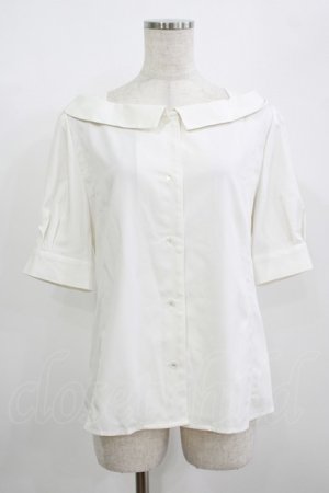 画像: F&A / 衿付きオフショルシャツ Free OFF WHITE H-25-08-19-050-LO-BL-NS-ZH