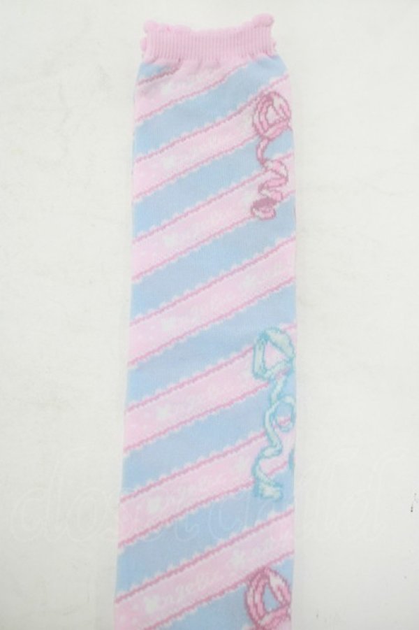 画像2: Angelic Pretty / MELODY TOYSオーバーニー  ピンク/サックス H-25-08-20-029-AP-ZA-NS-ZH (2)