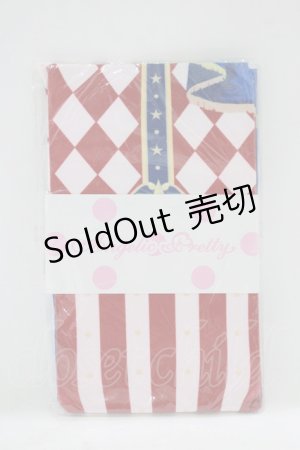 画像: Angelic Pretty / Fantasy Theaterタイツ  レッド H-25-08-20-033-AP-ZA-NS-ZH