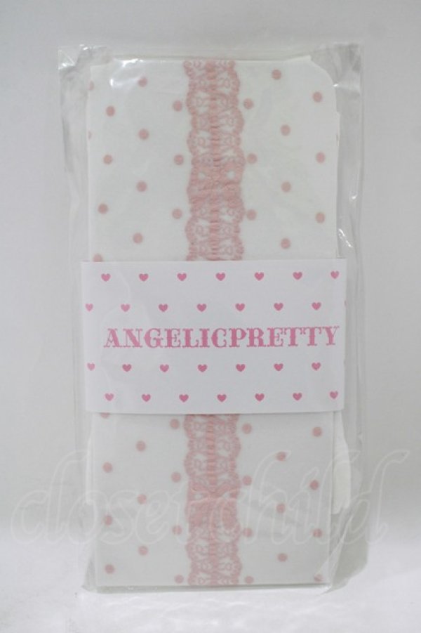 画像1: Angelic Pretty / Dot Ribbon Laceタイツ  オフ/ピンク H-25-08-20-038-AP-ZA-NS-ZH (1)