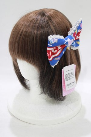 画像: Angelic Pretty / Ice Cream Parlorバレッタ  ブルー H-25-08-20-041-AP-AC-NS-ZH