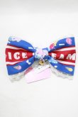 画像2: Angelic Pretty / Ice Cream Parlorバレッタ  ブルー H-25-08-20-041-AP-AC-NS-ZH (2)