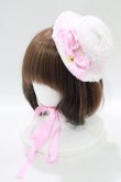 画像1: Angelic Pretty / ドレスアップRibbonミニHat  ピンク H-25-08-20-046-AP-AC-NS-ZH (1)