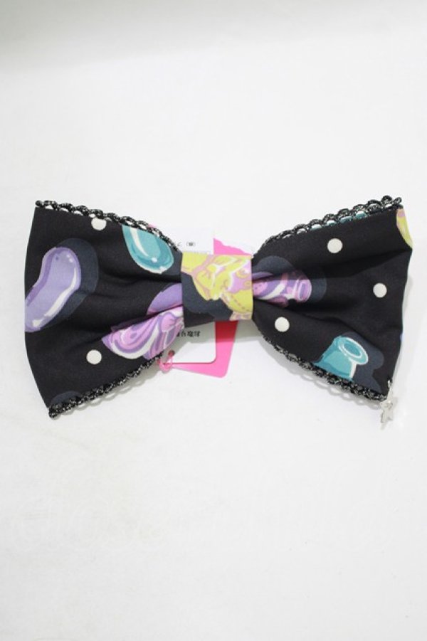 画像2: Angelic Pretty / Jelly Candy Toysバレッタ  ブラック H-25-08-20-051-AP-AC-NS-ZH (2)