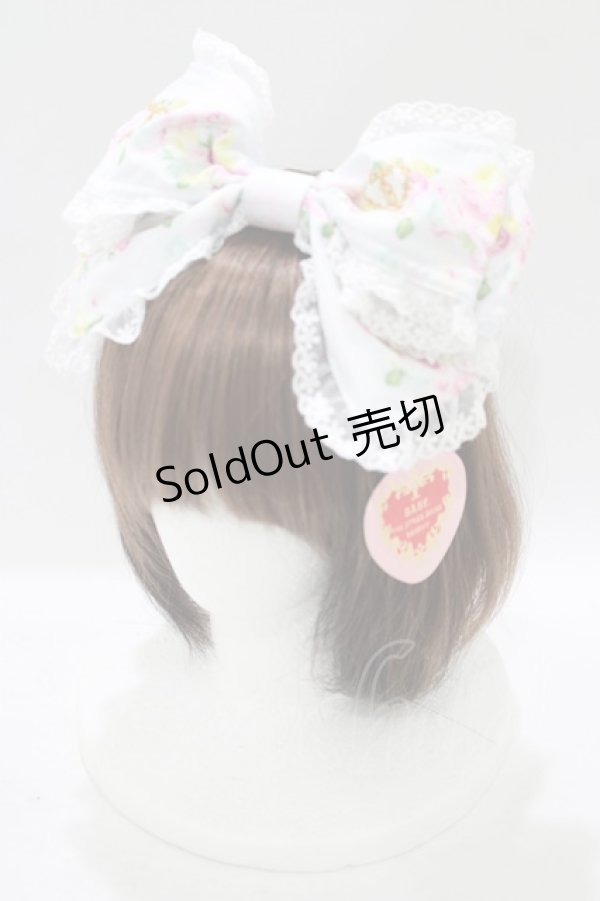 画像1: BABY,THE STARS SHINE BRIGHT / 夢色に花舞うPrincess Garden Party柄カチューシャ  サックス H-25-08-20-052-BA-AC-NS-ZH (1)