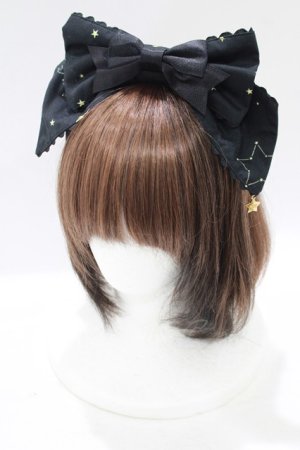 画像: Angelic Pretty / Magical Milk Catsカチューシャ  ブラック H-25-08-20-053-AP-AC-NS-ZH