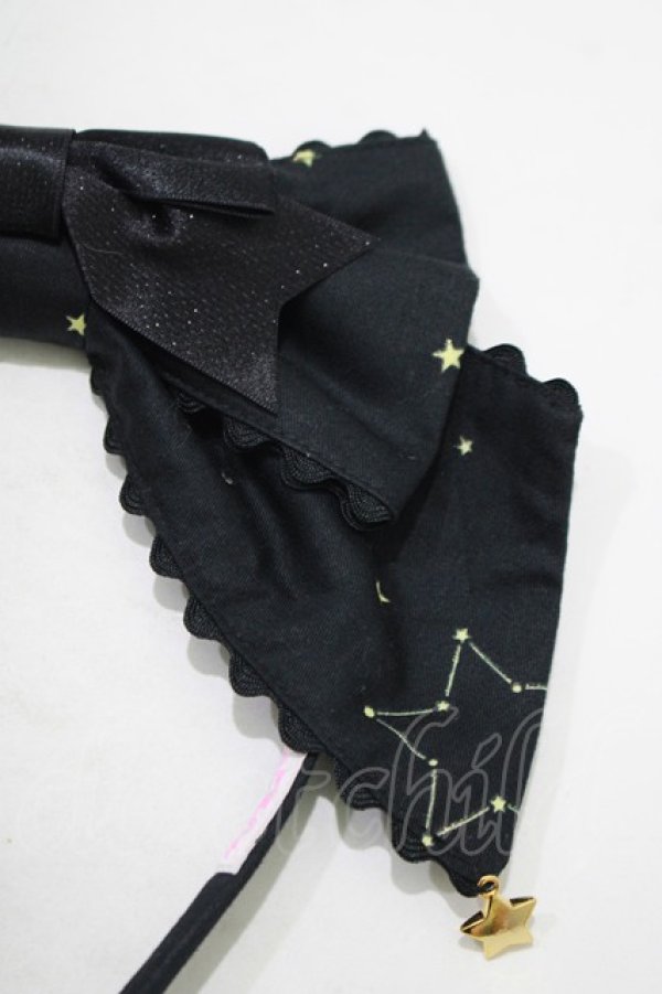 画像2: Angelic Pretty / Magical Milk Catsカチューシャ  ブラック H-25-08-20-053-AP-AC-NS-ZH (2)