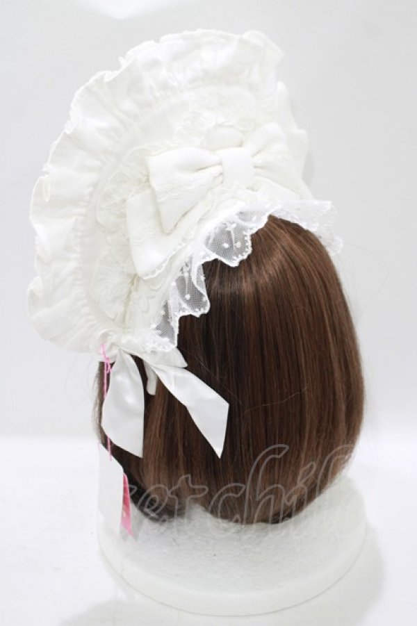 画像2: Angelic Pretty / Dreamy Creamカチューシャ  オフ H-25-08-20-054-AP-AC-NS-ZH (2)