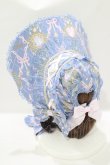 画像2: Angelic Pretty / Romantic Jewelryボンネット  ブルー H-25-08-20-060-AP-AC-NS-ZH (2)