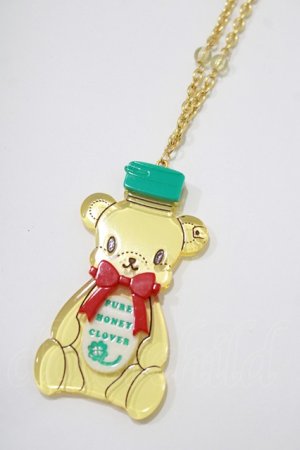 画像: Angelic Pretty / Honey Bearネックレス  イエロー H-25-08-20-061-AP-AC-NS-ZH