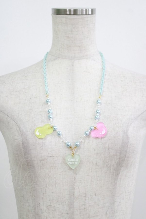 画像2: Angelic Pretty / Happy Garlandネックレス  サックス H-25-08-20-064-AP-AC-NS-ZH (2)