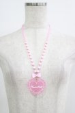 画像2: Angelic Pretty / ドットLovely Heartクッションネックレス  ピンク H-25-08-20-065-AP-AC-NS-ZH (2)