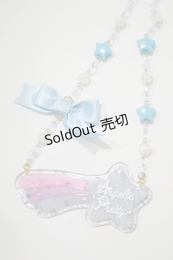 画像1: Angelic Pretty / Fancy shooting Starネックレス  サックス/ピンク H-25-08-20-066-AP-AC-NS-ZH (1)