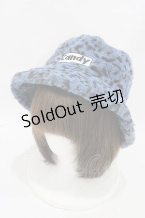 画像: Candy Stripper / FUR BUCKETハット  ブルー H-25-08-20-1001-PU-AC-KB-ZH
