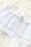 画像3: Jane Marple / ドットフリルスカート  オフ×サックス H-25-08-20-1034-JM-SK-KB-ZH (3)