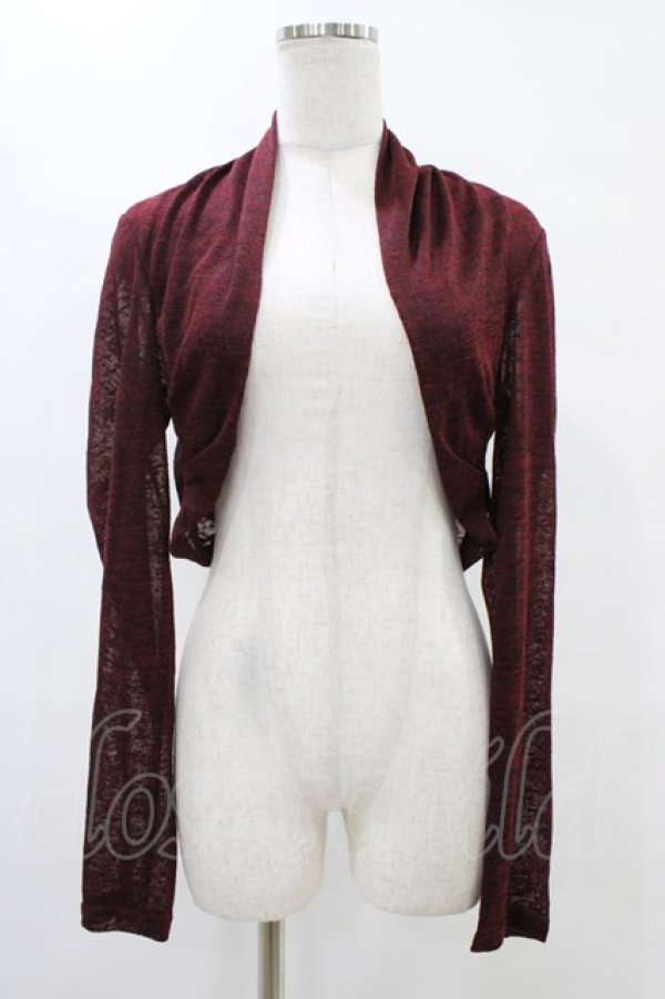 画像1: Rozen Kavalier / バック刺繍ボレロ  ボルドー H-25-08-20-1041-OO-TO-KB-ZH (1)