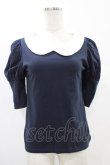 画像1: MILK / ロングパフTee  ネイビー H-25-08-20-1049-ML-TO-KB-ZH (1)