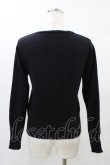 画像2: Leur Getter / 王冠刺繍入りニットカーディガン  ブラック H-25-08-20-1052-LU-TO-KB-ZH (2)