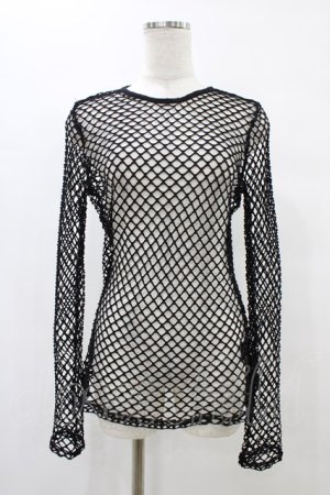 画像: DARK IN LOVE / メッシュトップス S ブラック H-25-08-20-1054-PU-TO-KB-ZH