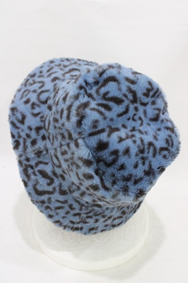 画像2: Candy Stripper / FUR BUCKETハット  ブルー H-25-08-20-1001-PU-AC-KB-ZH (2)