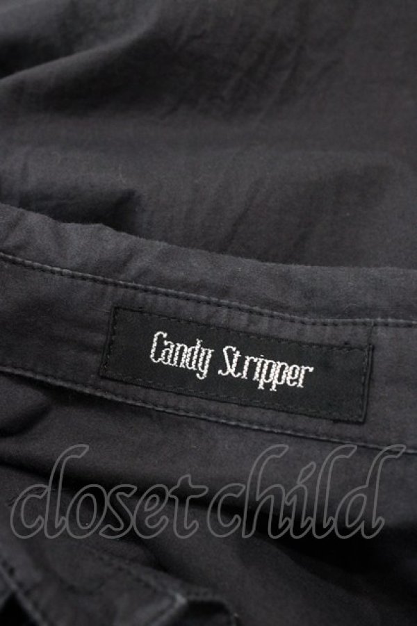 画像3: Candy Stripper / シャツワンピース  黒 H-25-08-20-1021-PU-OP-KB-ZH (3)