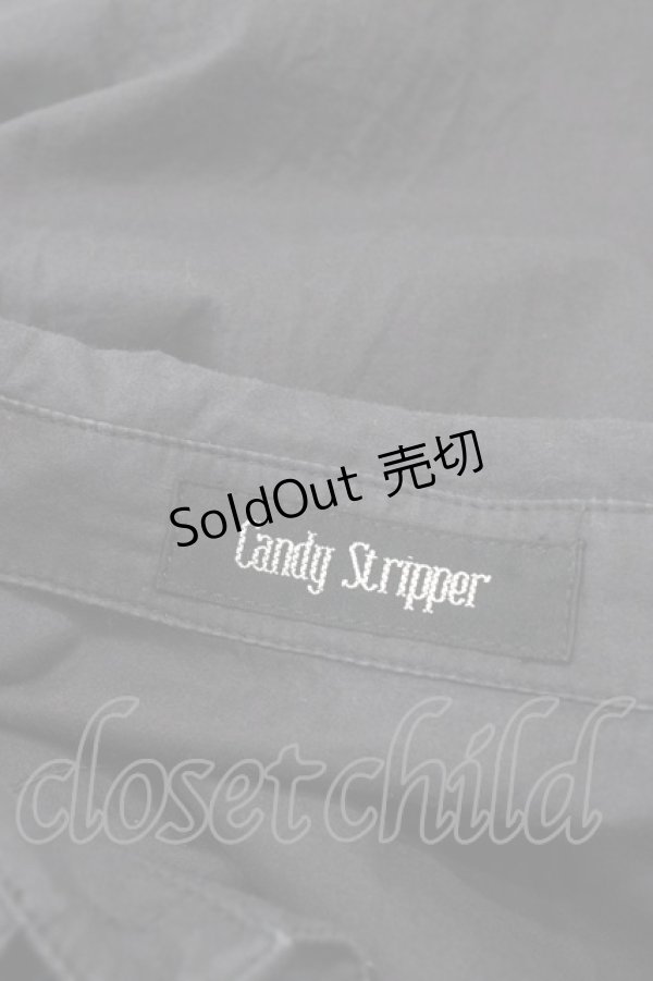 画像3: Candy Stripper / シャツワンピース  黒 H-25-08-20-1021-PU-OP-KB-ZH (3)