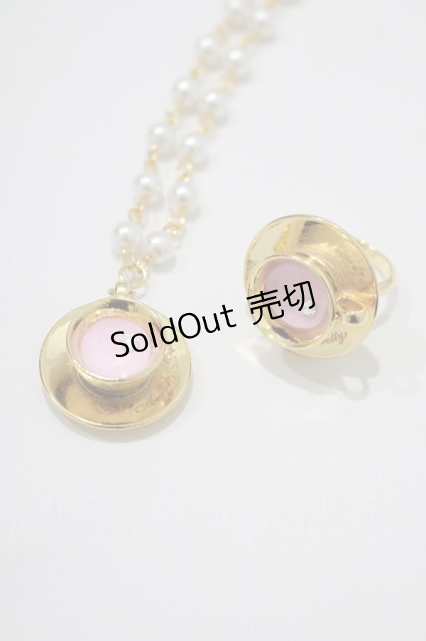 画像1: Angelic Pretty / ティーカップアクセサリーSet  ゴールド H-25-08-20-073-AP-AC-NS-ZH (1)