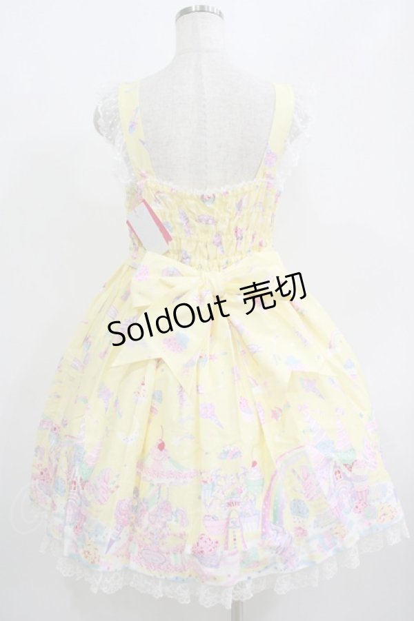 画像3: Angelic Pretty / MilkyPlanetリボンジャンパースカートSet Free イエロー H-25-08-20-074-AP-OP-NS-ZH (3)