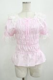 画像1: Angelic Pretty / シャーリングオフショルダーブラウス Free ダークピンク H-25-08-20-078-AP-BL-NS-ZH (1)