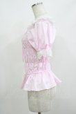 画像2: Angelic Pretty / シャーリングオフショルダーブラウス Free ダークピンク H-25-08-20-078-AP-BL-NS-ZH (2)