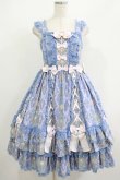 画像1: Angelic Pretty / Romantic Jewelryジャンパースカート Free ブルー H-25-08-20-006-AP-OP-NS-ZH (1)