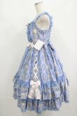 画像2: Angelic Pretty / Romantic Jewelryジャンパースカート Free ブルー H-25-08-20-006-AP-OP-NS-ZH (2)