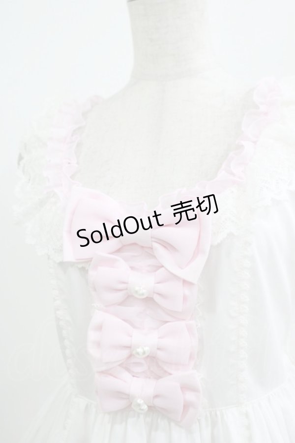 画像4: Angelic Pretty / Powder Heartジャンパースカート Free オフ/ピンク H-25-08-20-001-AP-OP-NS-ZH (4)