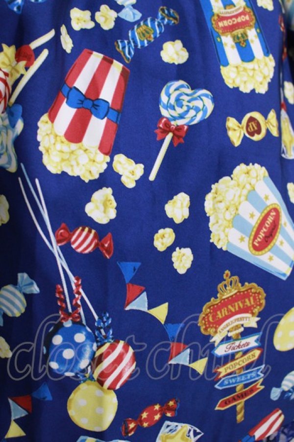 画像4: Angelic Pretty / Happy Park Carnivalジャンパースカート Free ネイビー H-25-08-20-009-AP-OP-NS-ZH (4)