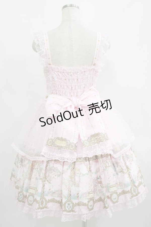 画像3: Angelic Pretty / Day Dream Carnivalティアードジャンパースカート Free ピンク H-25-08-20-011-AP-OP-NS-ZH (3)