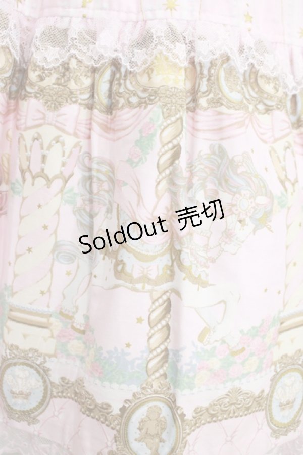 画像4: Angelic Pretty / Day Dream Carnivalティアードジャンパースカート Free ピンク H-25-08-20-011-AP-OP-NS-ZH (4)