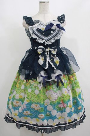 画像: BABY,THE STARS SHINE BRIGHT / Thumbelina Fairy Tale〜未来への旅立ち〜柄ペタルエプロンジャンパースカート Free ネイビー H-25-08-20-012-BA-OP-NS-ZH