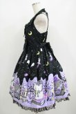 画像2: Angelic Pretty / Magical Milk Catsジャンパースカート Free ブラック H-25-08-20-002-AP-OP-NS-ZH (2)