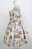画像2: Angelic Pretty / Dolls Collectionジャンパースカートセット Free アイボリー H-25-08-20-015-AP-OP-NS-ZH (2)