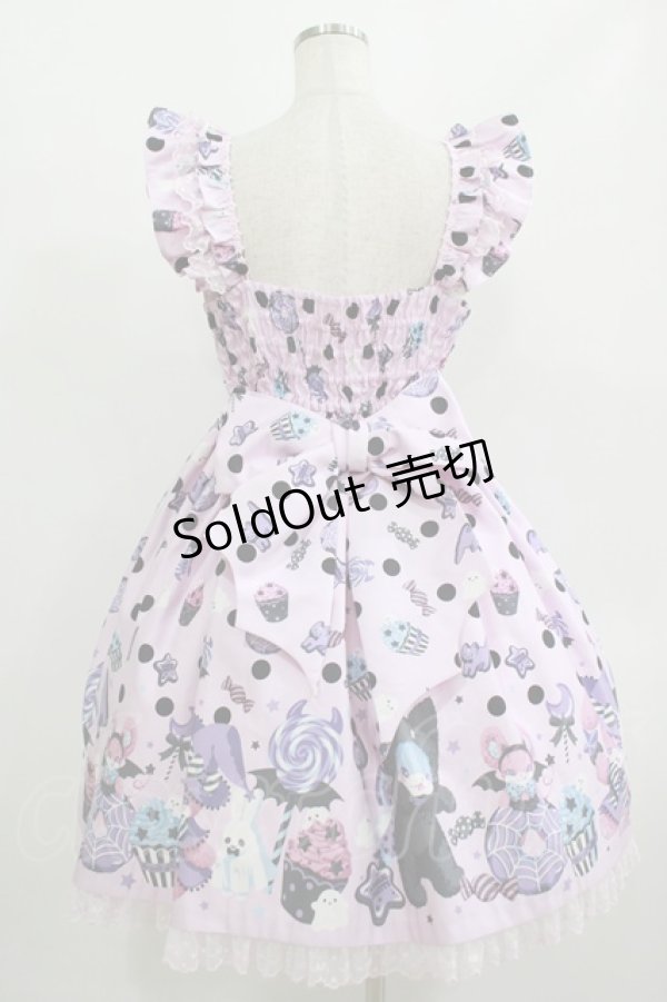 画像3: Angelic Pretty / Happy Treat Partyジャンパースカート Free ピンク H-25-08-20-016-AP-OP-NS-ZH (3)