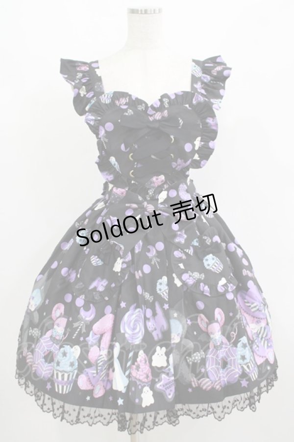 Angelic pretty Happy Treat Cafe ラベンダー Happy Treat Cafe Head Bow by Angelic Pretty